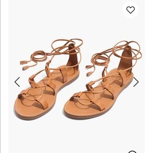 Madewell Lace Up Boardwalk Sandal